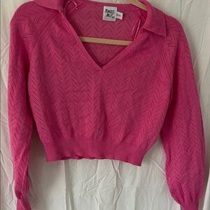 Princess Polly Pink Knit Top